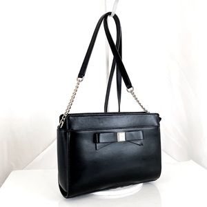 Kate Spade Angelica Leather black crossbody purse